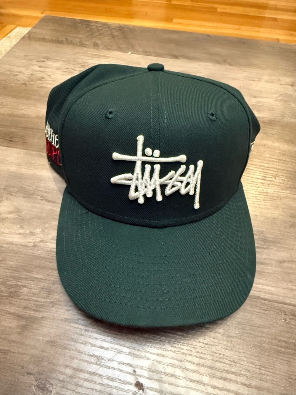 Stüssy Authentic Caps New Era Fitted Hat Hunter Green